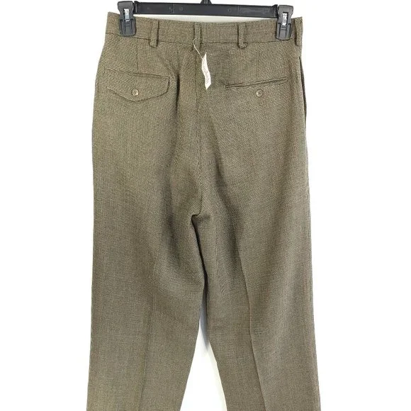 Vtg Polo Ralph Lauren Pants Men's 31x36 Wool Multicolor Stewart Sport Trousers - Picture 3 of 12